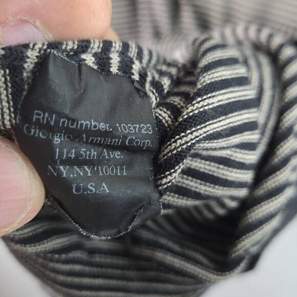 Giorgio Armani Men's Cotton Polo Shirt Size 52l6 Made In Italy Short Sleeve XL-2 - Picture 10 of 12